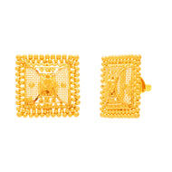 Captivating Square Gold Stud Earrings for Daily Wear