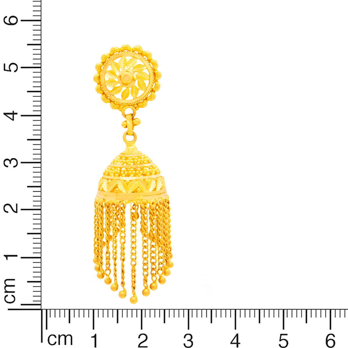 Chic Minimalist Chandelier Gold Jhumkas