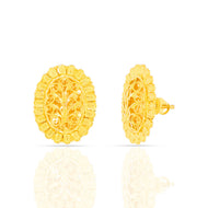 22K Delicate Sunshine Blossom Gold Stud