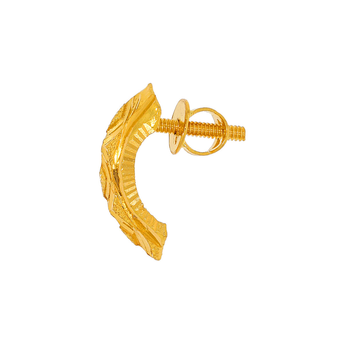 22K Golden Grace Slender Studs