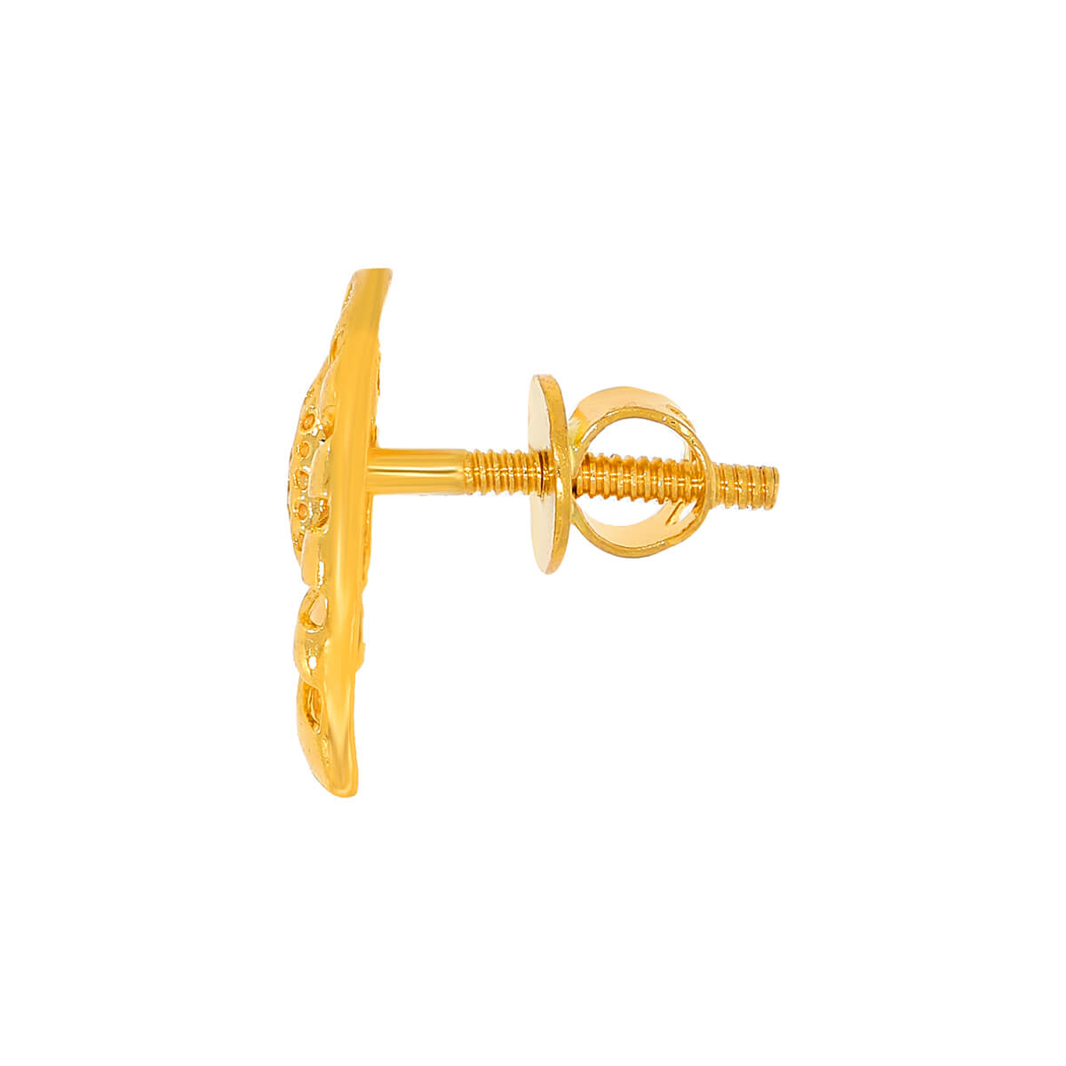 Golden Leaf Grace Studs 22K