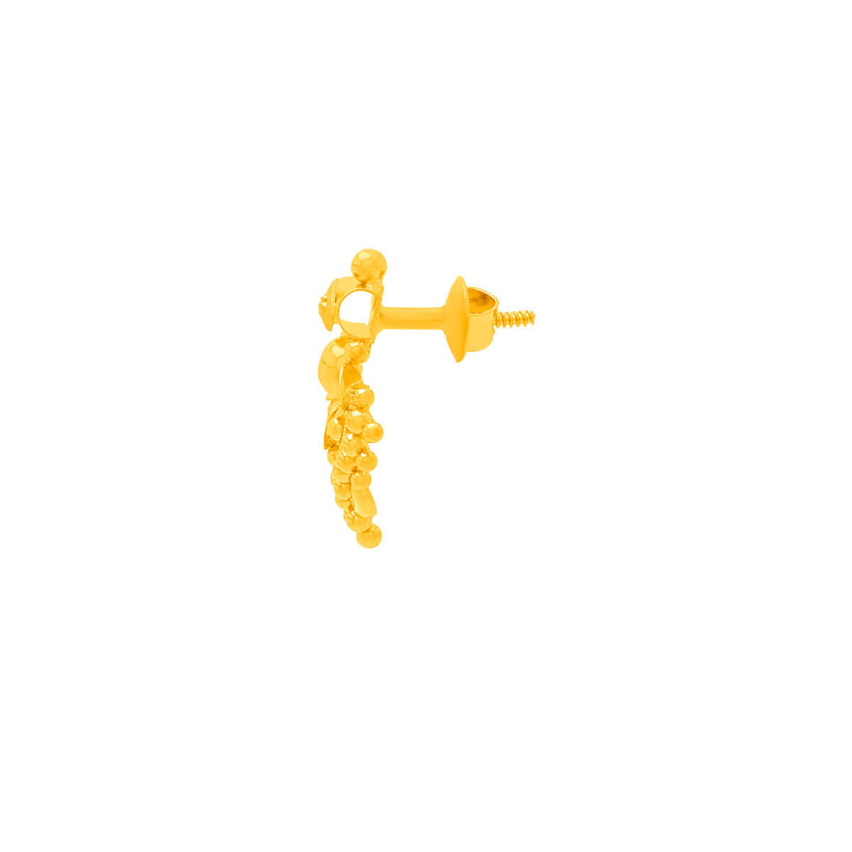 Intricate Artistry Gold Studs 22K