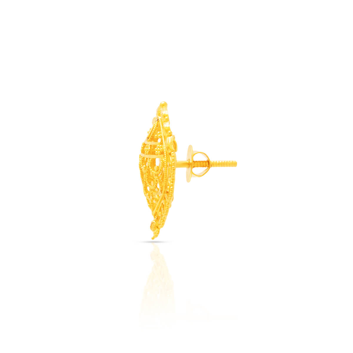 Cheerful Grace Golden Studs 22K