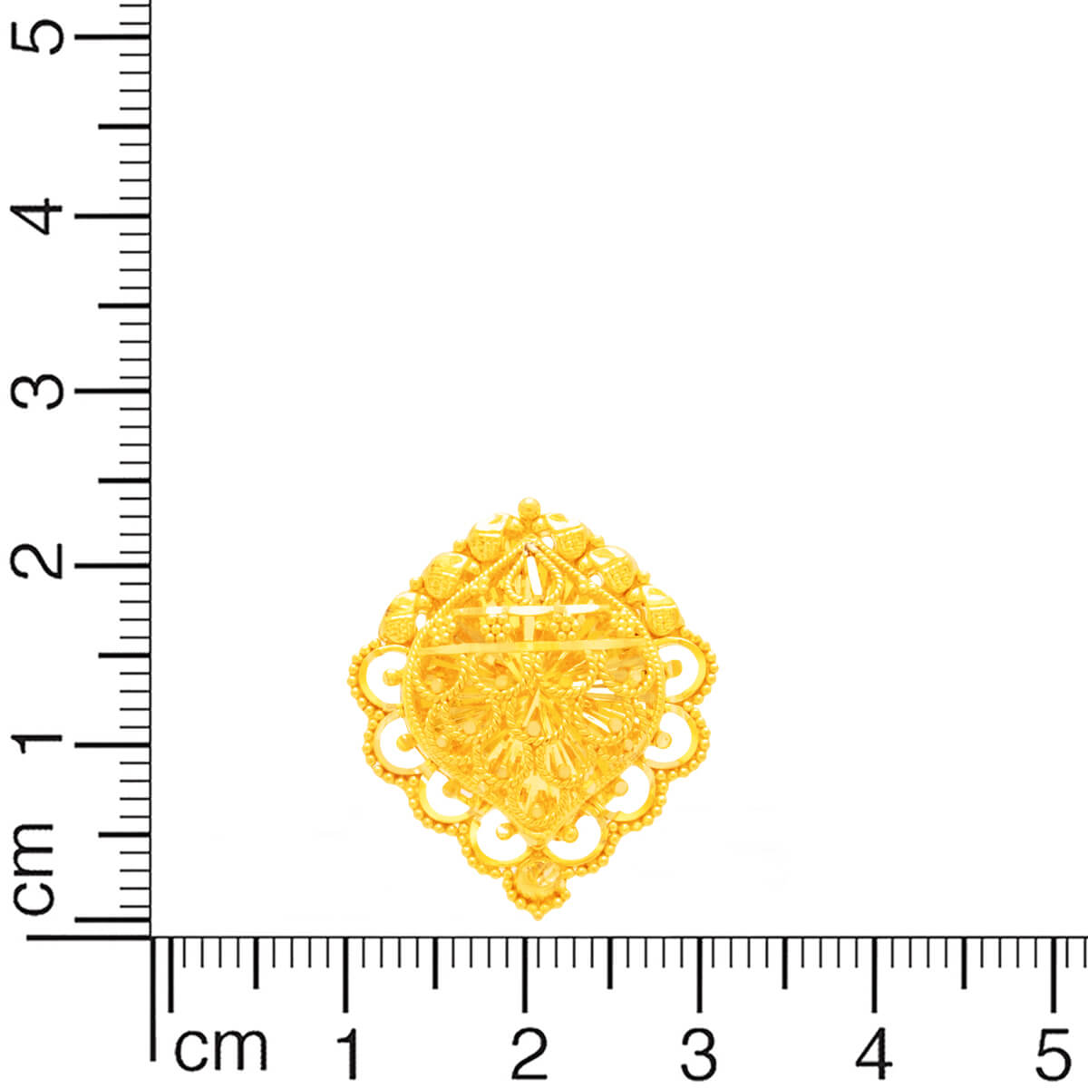Cheerful Grace Golden Studs 22K