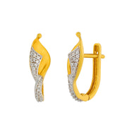 Petite Charm 22K Gold Hoops