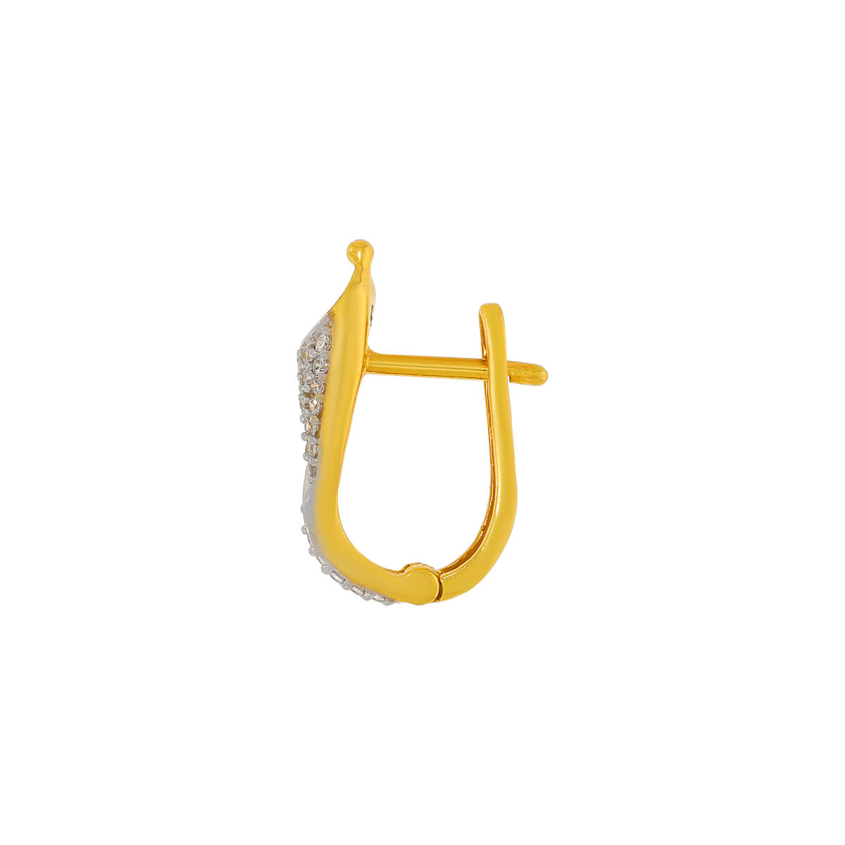 Petite Charm 22K Gold Hoops