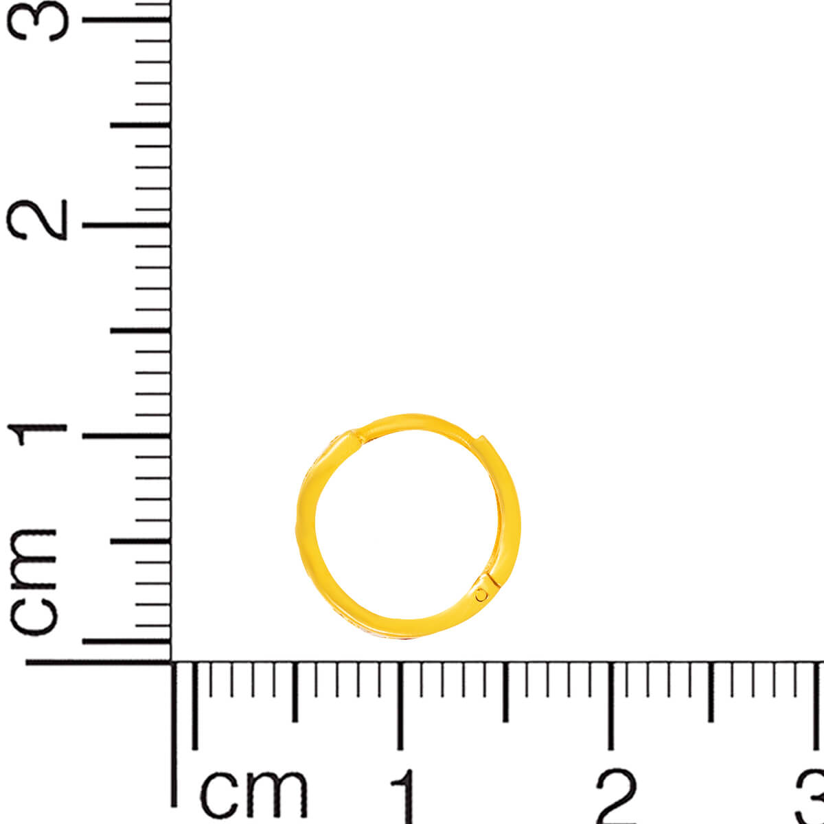 18K Classic Vibrant Gold Hoops