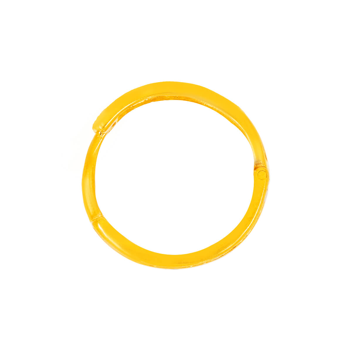 Radiant Gold Hoops with Beautiful Zirconia