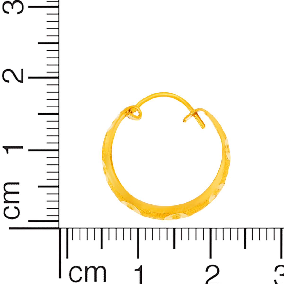 Dainty Grace 22K Gold Hoops