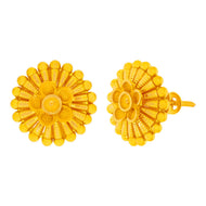 Sunlit Radiance Gold Studs 22K