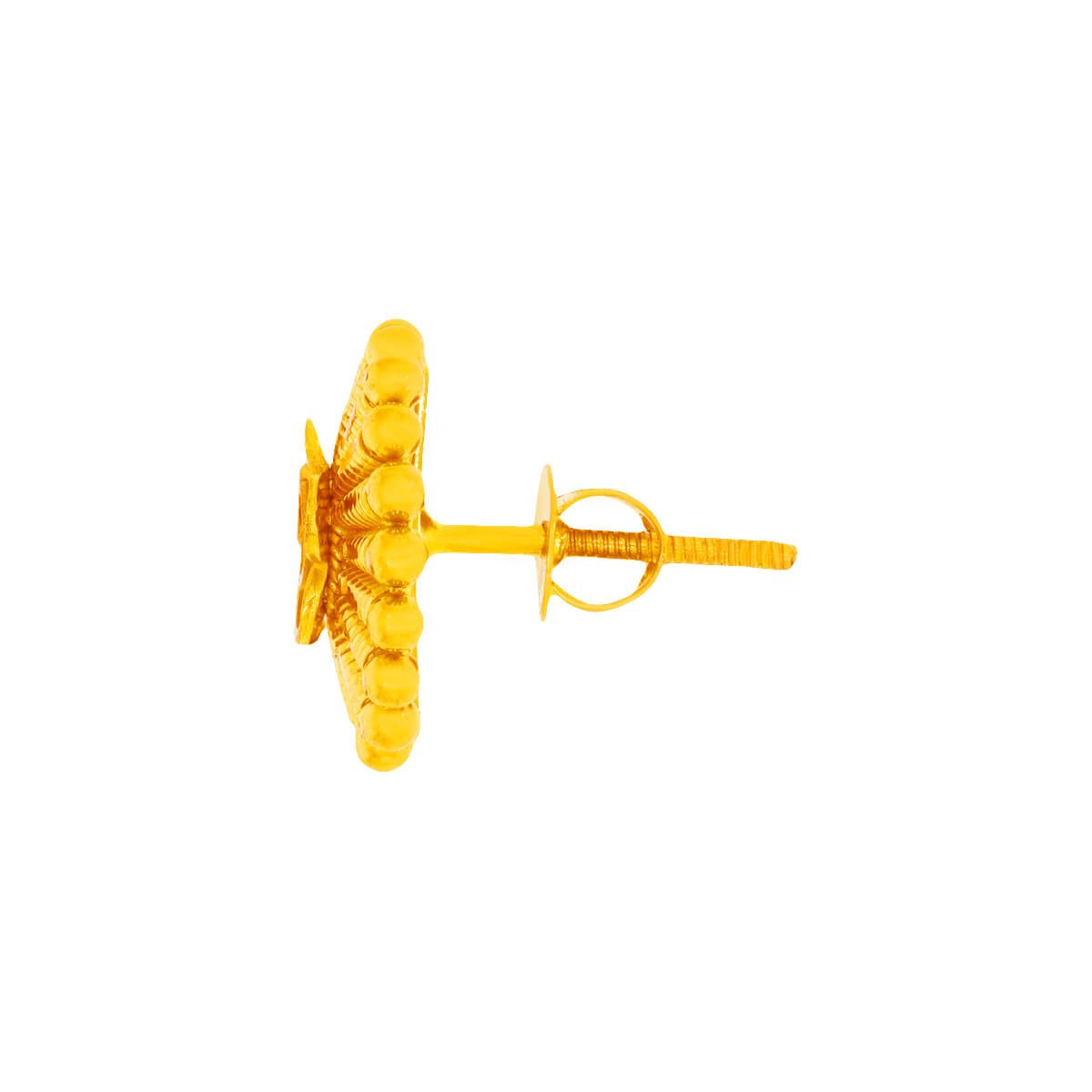 Sunlit Radiance Gold Studs 22K