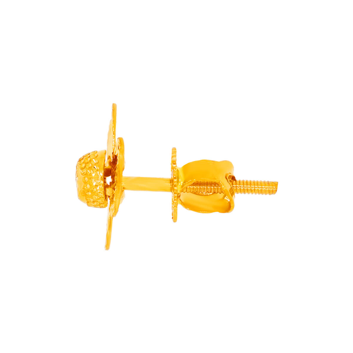 Charming Clover 22K Gold Studs Earrings