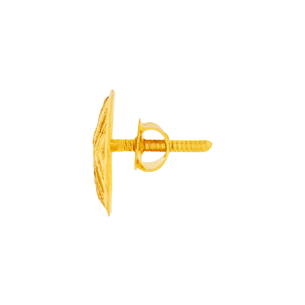 Elegant Simplicity 22K Square Gold Studs