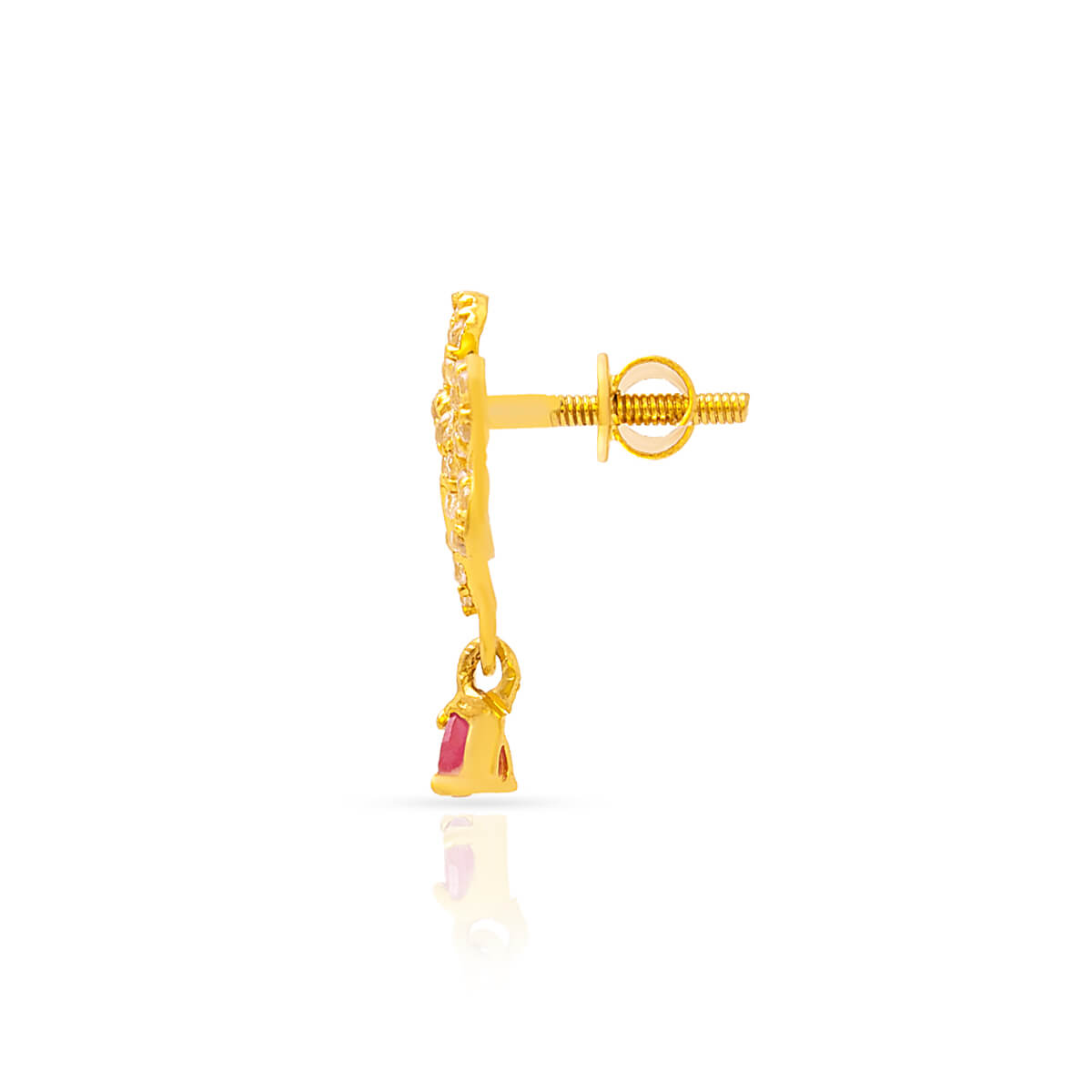 Bright Charm 22K Gold Studs