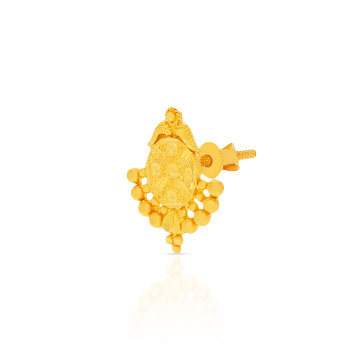 Graceful Studs with Antique Flair