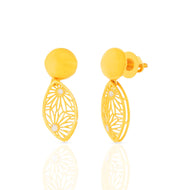 Graceful Elegance 22K Gold Danglers