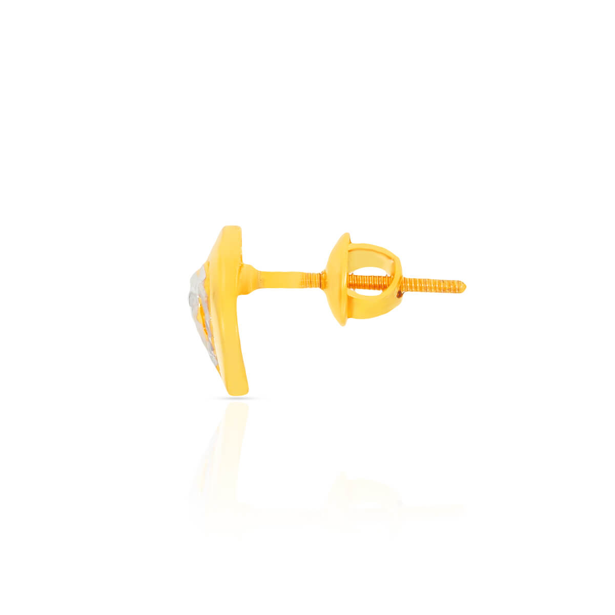 22K Heart Stud Earrings for Everyday Love