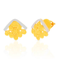 22K Gold Stud Earrings For a Graceful Charm