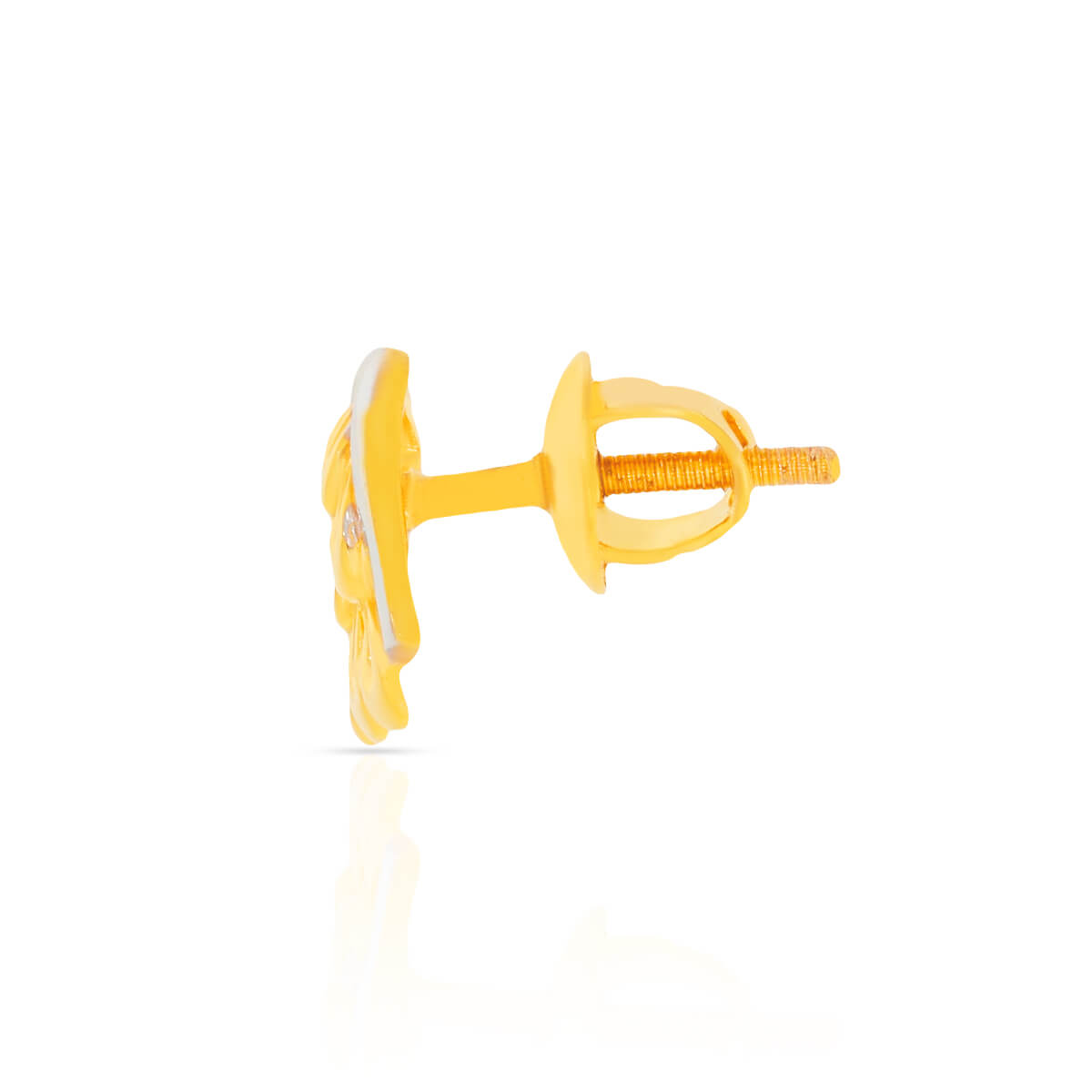 22K Gold Stud Earrings For a Graceful Charm