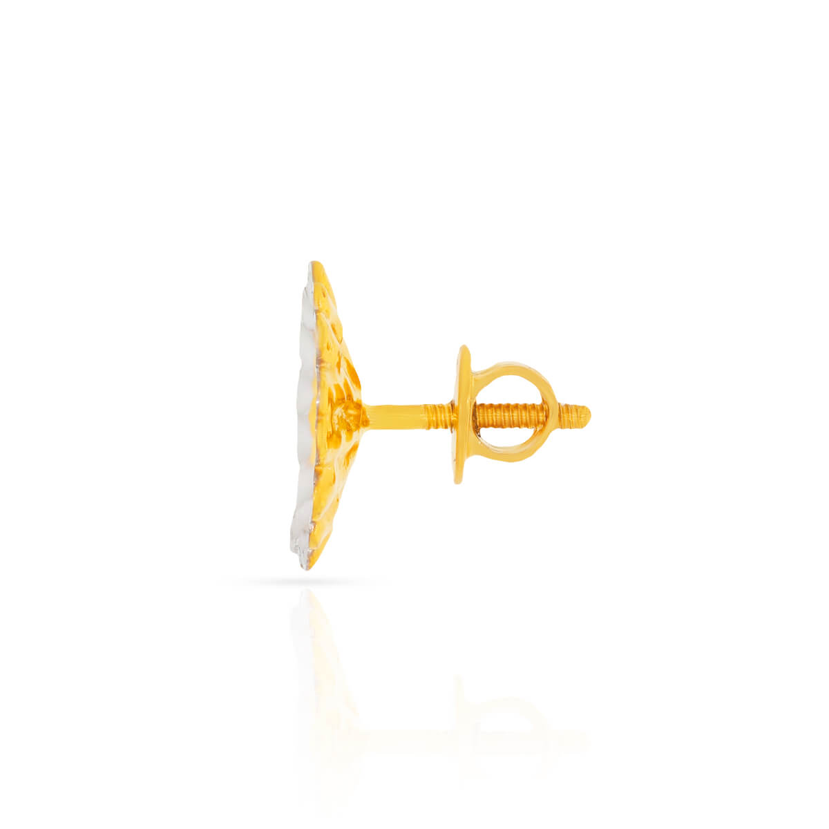 Captivating Flower Blossom 22K Gold Studs