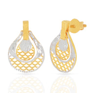 Charming Jhali Motif 22K Gold Studs