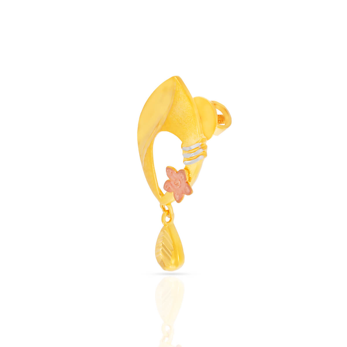 22k Gold Dangler Earrings for a Refined Simplicity