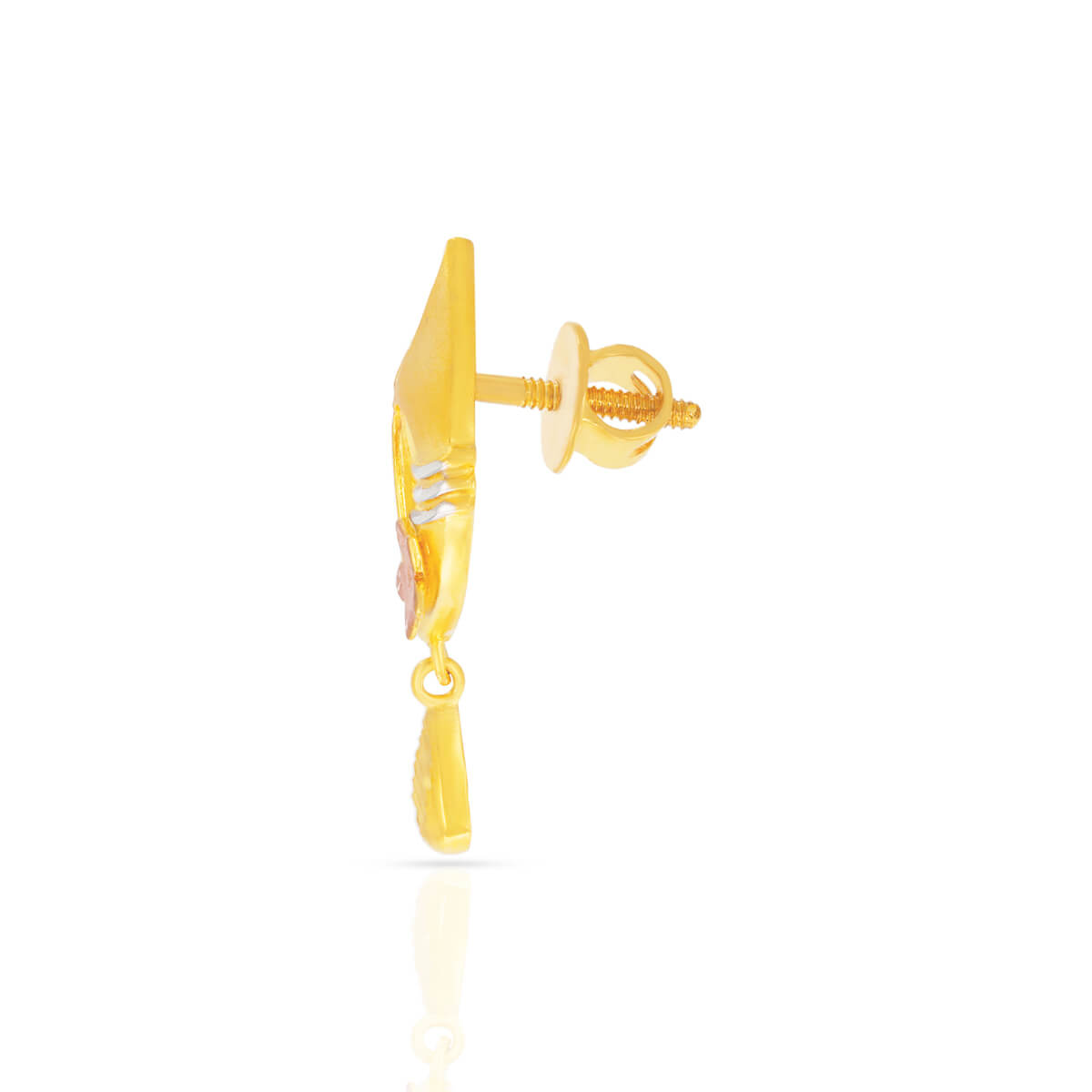22k Gold Dangler Earrings for a Refined Simplicity