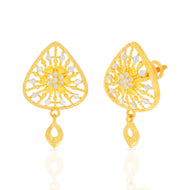 Floral Jhali Grace 22K Gold Studs