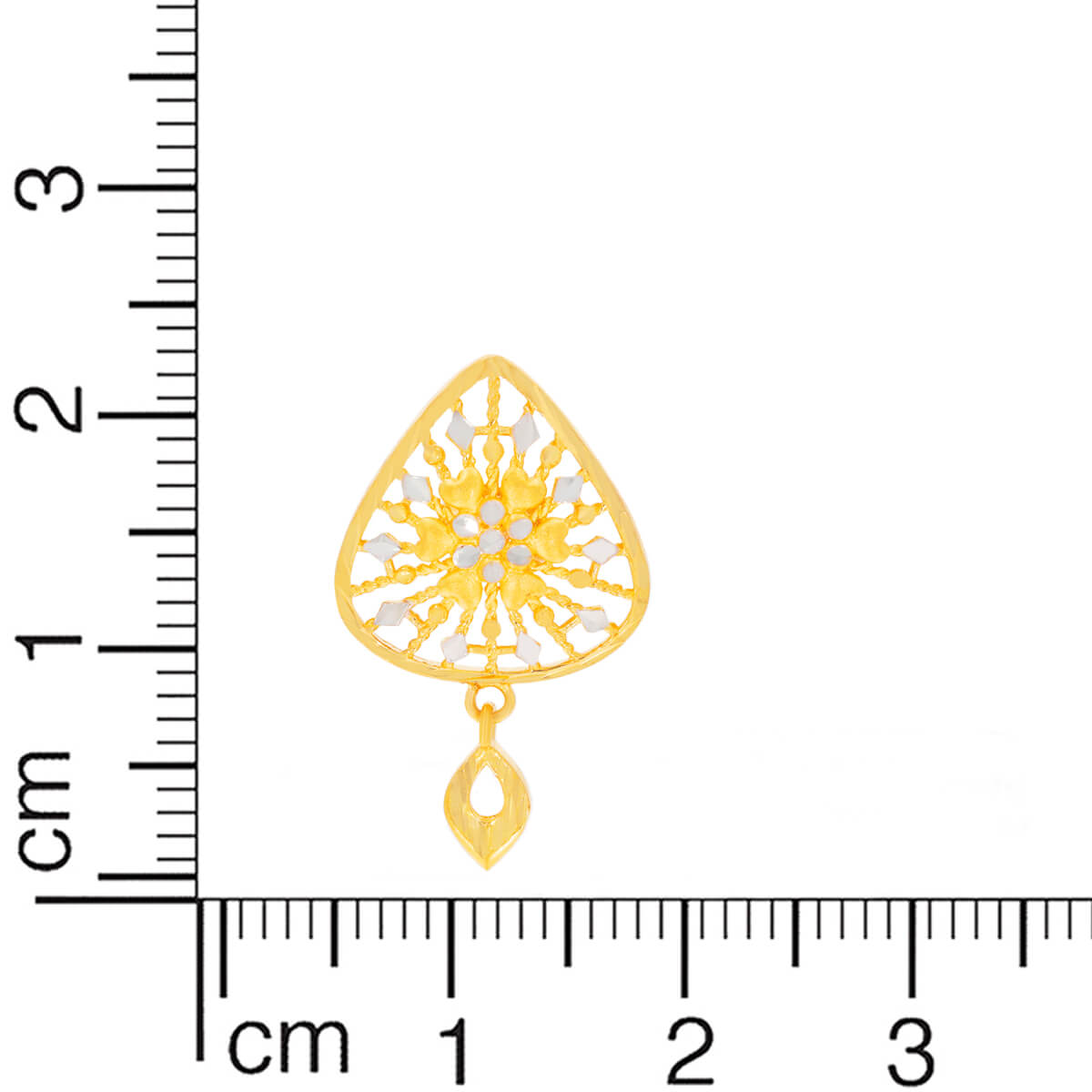 Floral Jhali Grace 22K Gold Studs