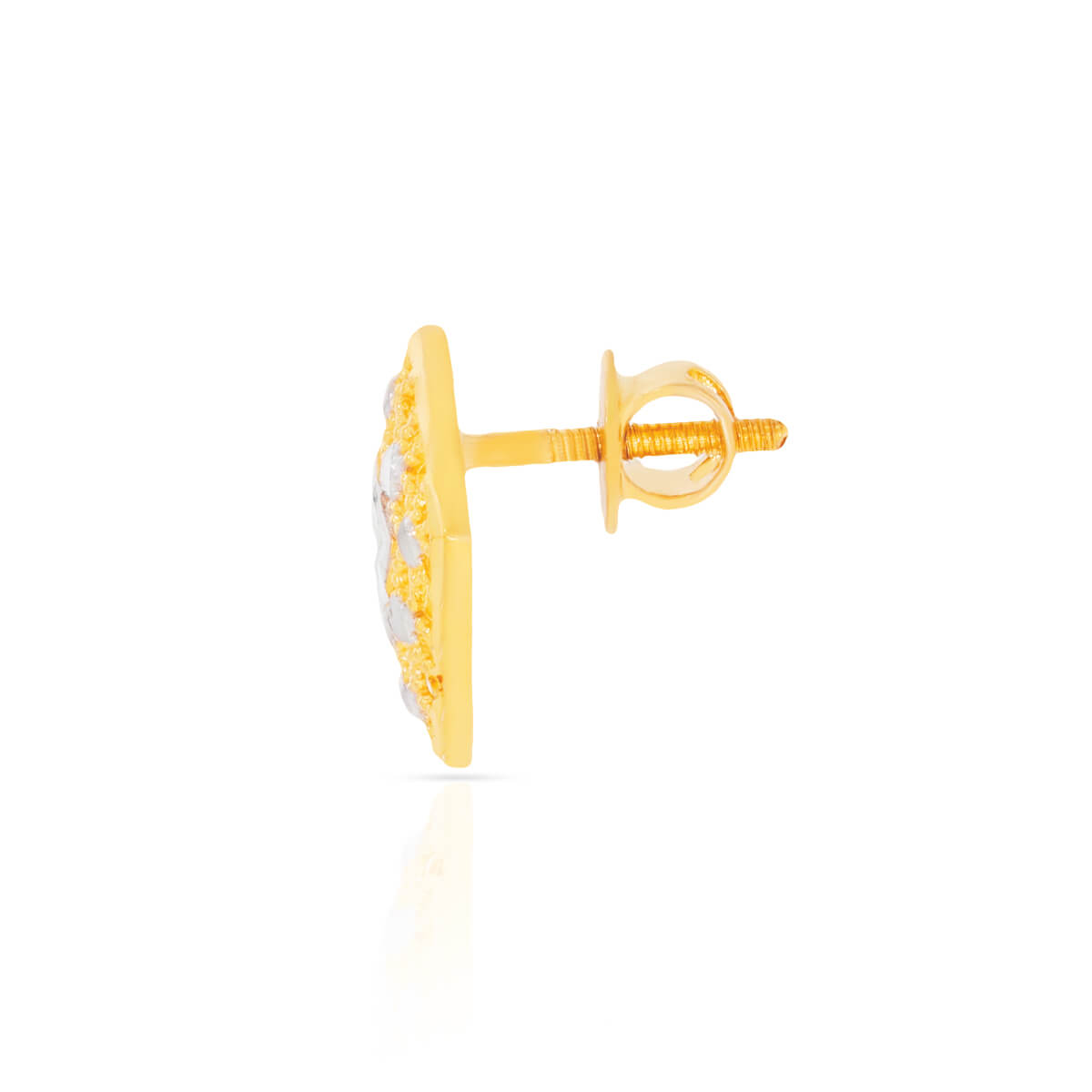 Captivating 22K Square-Shaped Gold Studs