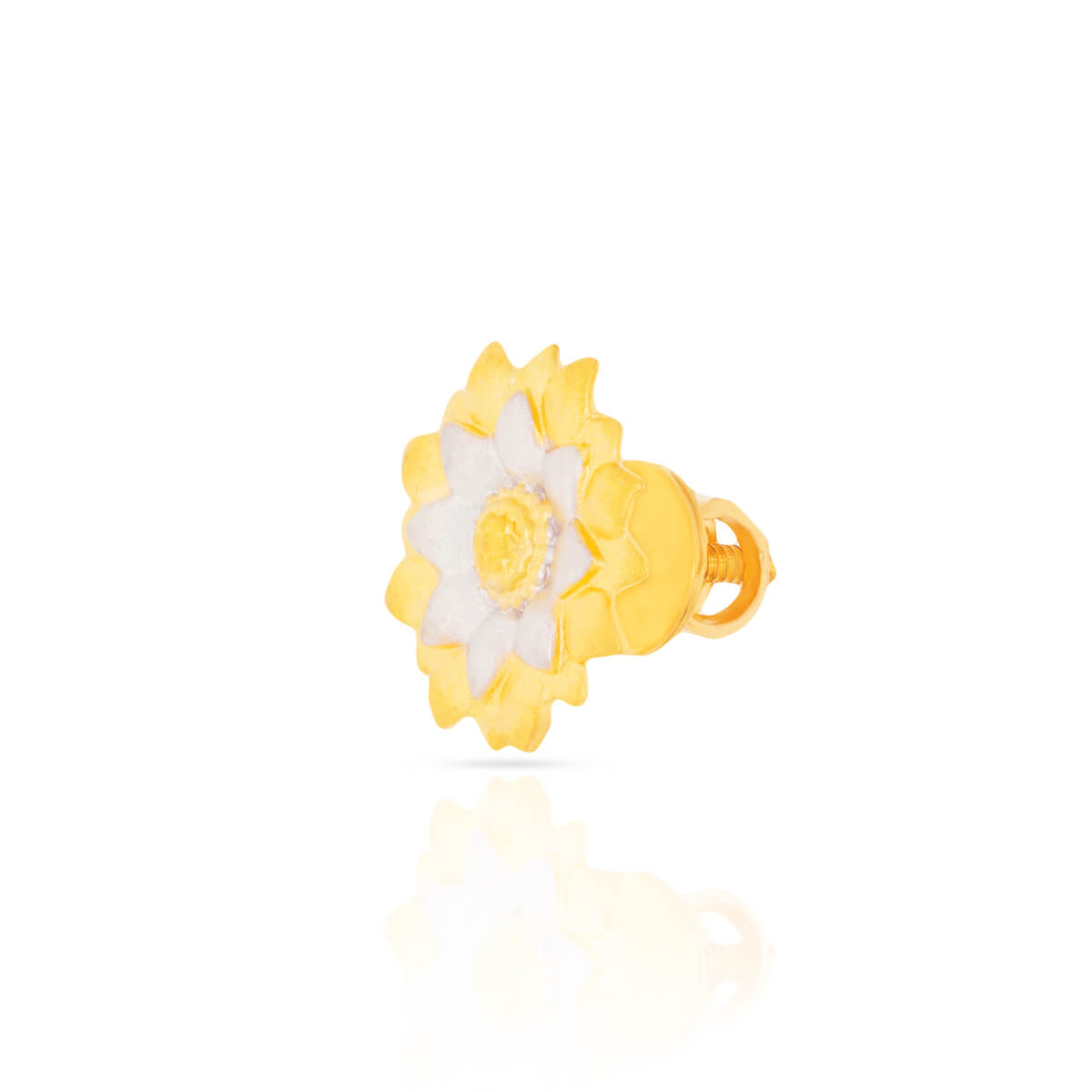 Floral Stud Earrings for Soft Elegant Look