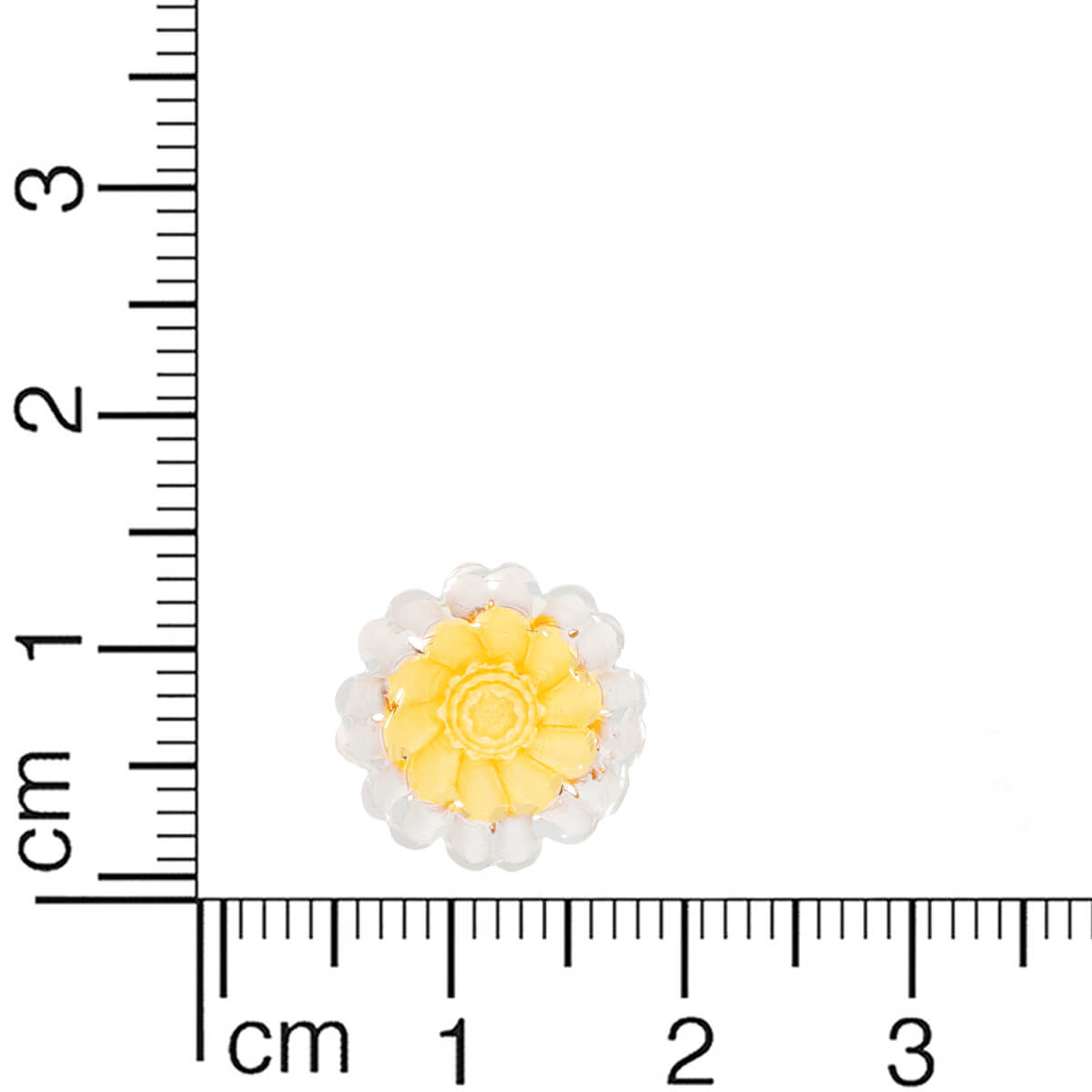 22K Soft Petal Gold Studs with Floral Charm