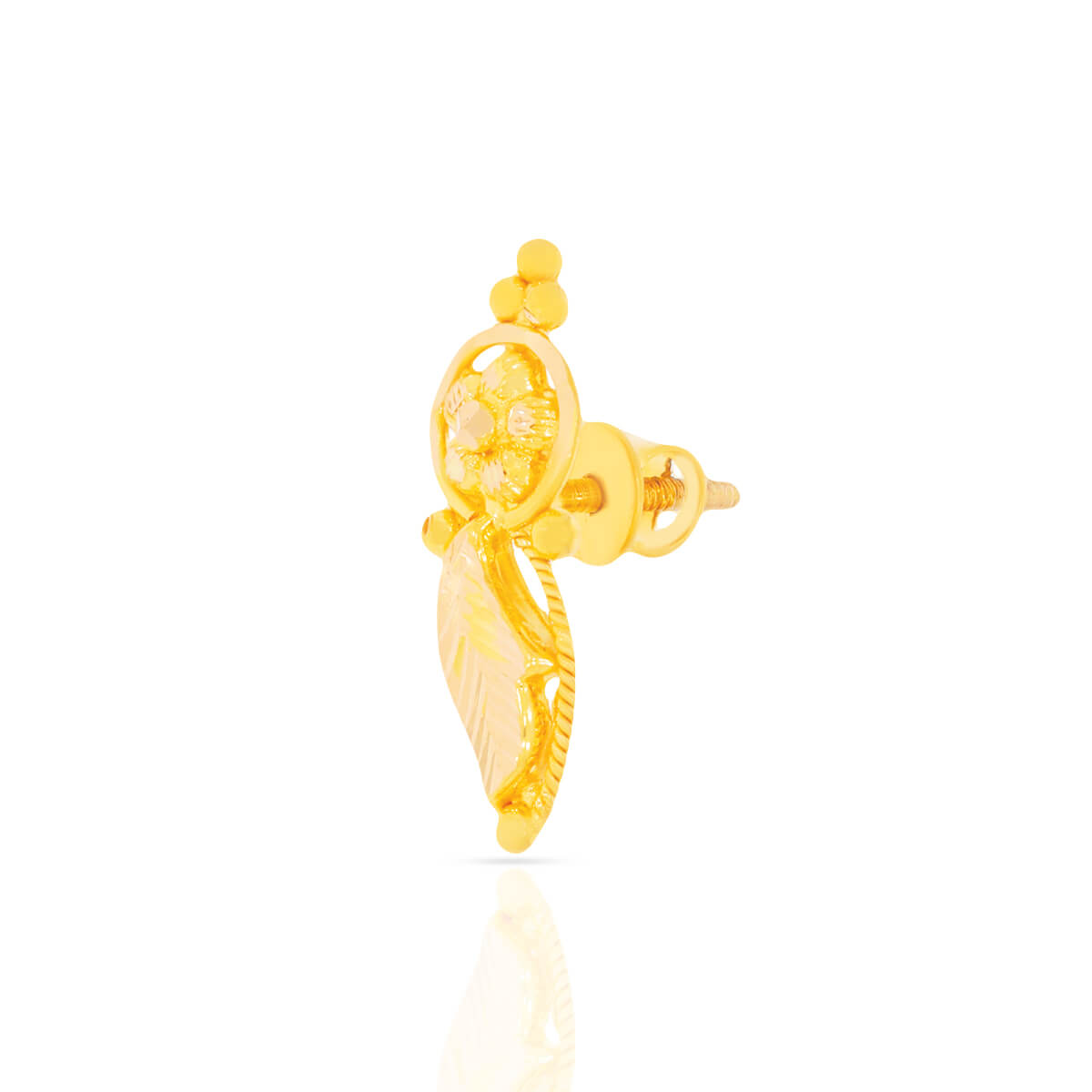 Radiant Enigmatic 22K Gold Studs