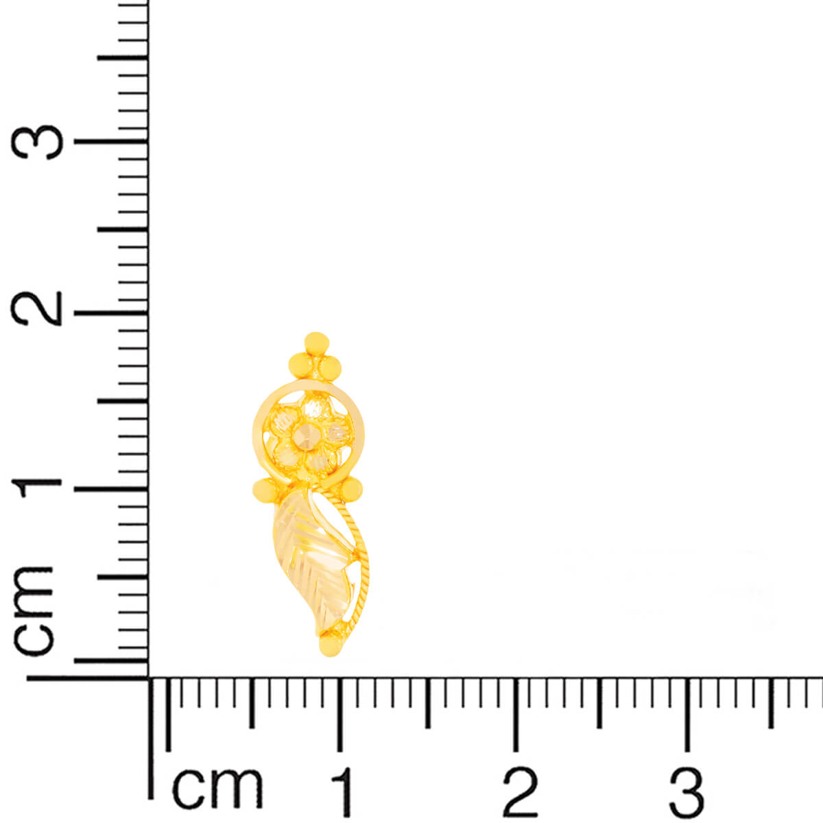 Radiant Enigmatic 22K Gold Studs
