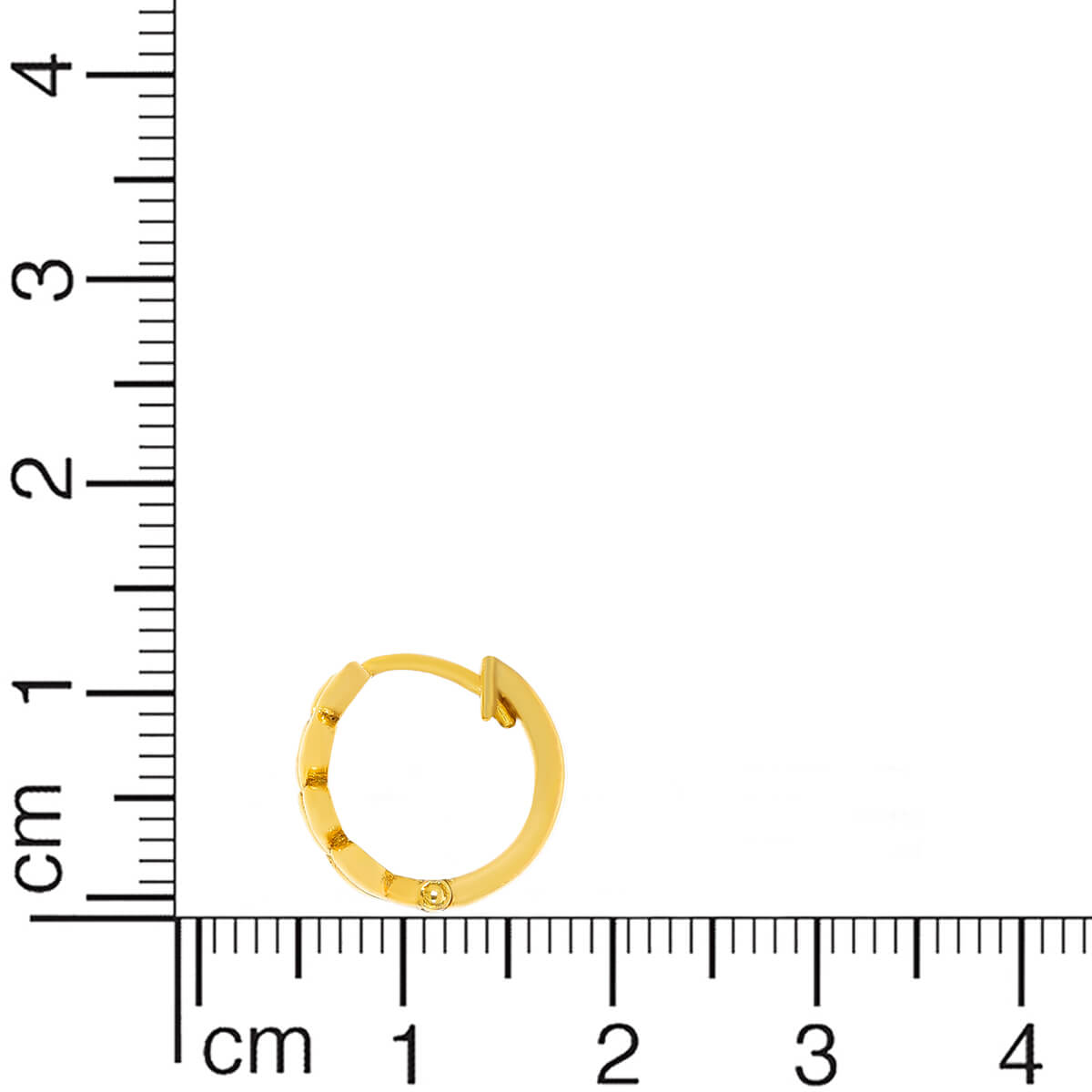 Elegant Leaf Motif 18K Gold Hoops