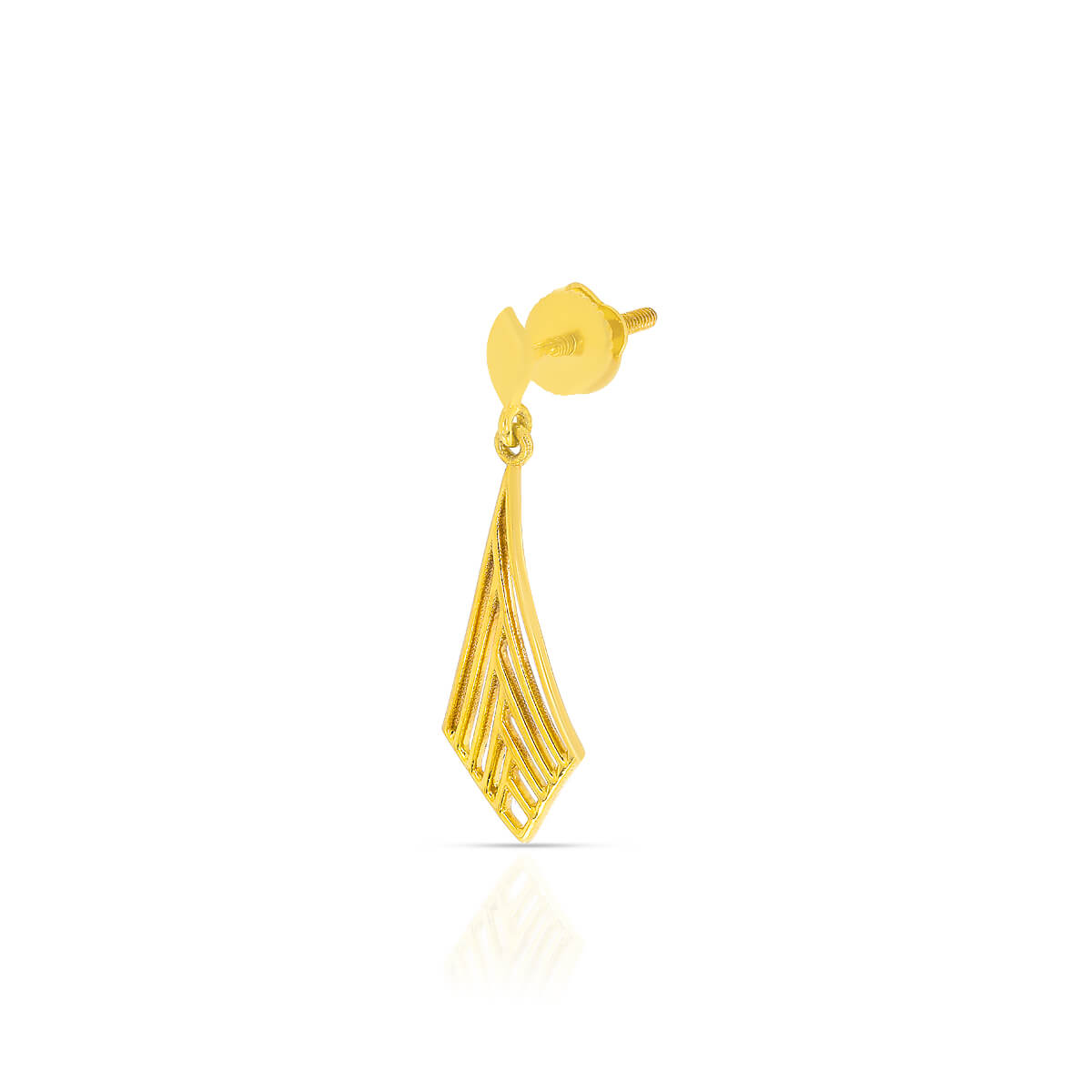 Modern Minimalism 18K Gold Danglers
