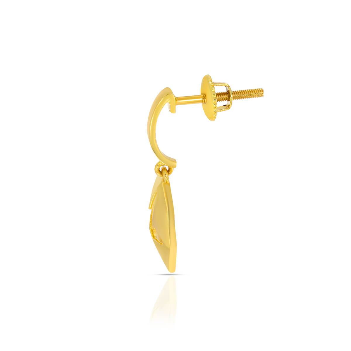Modern Charm Gold Dangler Earrings
