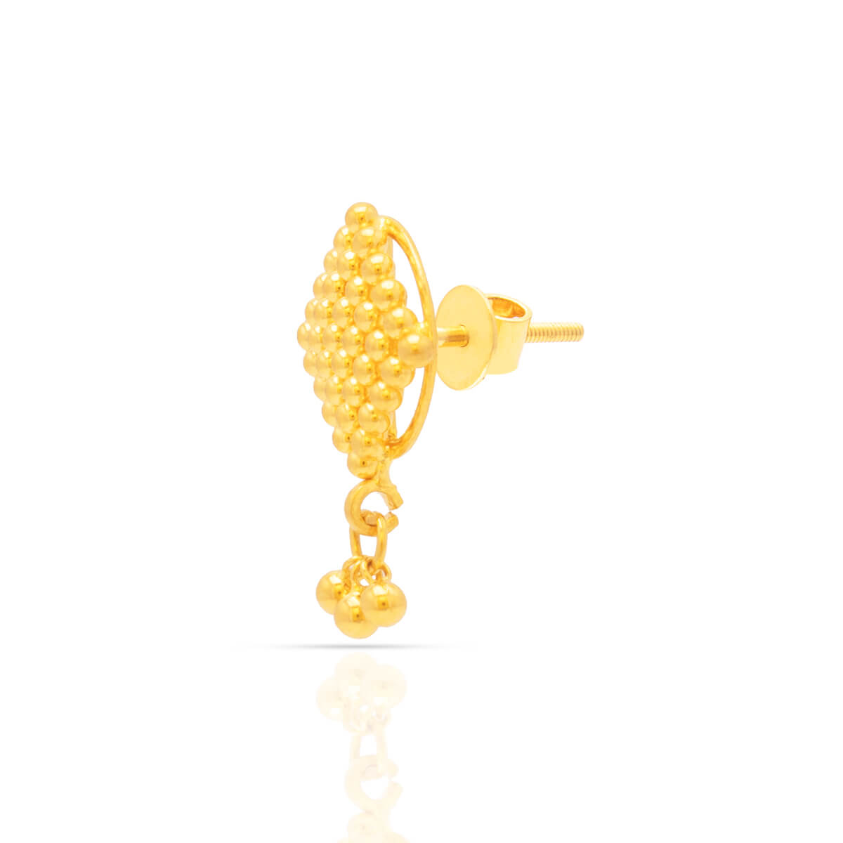 Soft Elegance 22K Gold Studs