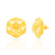 Delicately Graceful Hexa Studs in 22K Gold