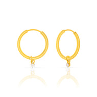 Simple Beauty 18K Gold Hoops