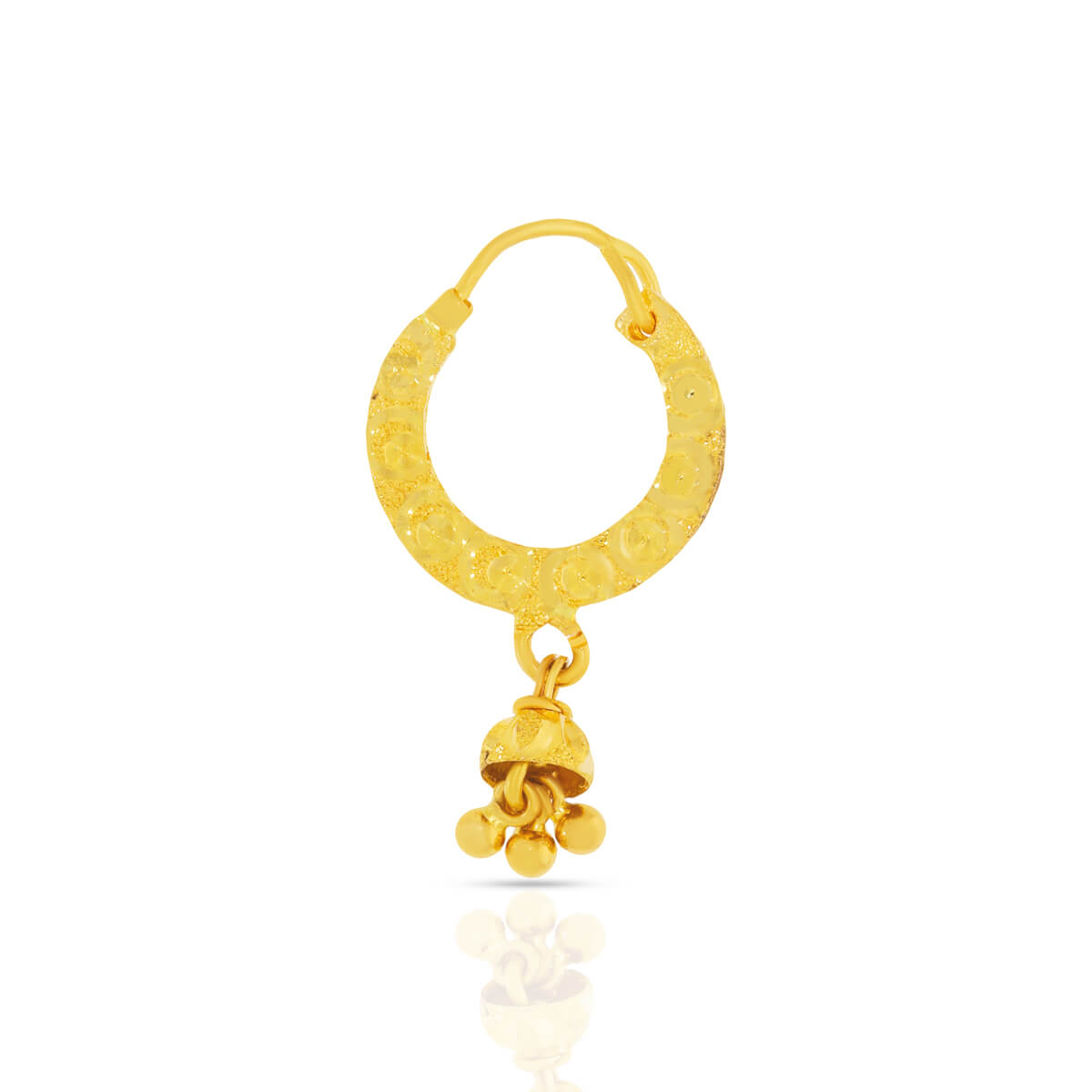 Subtle Stylish 22K Gold Hoops