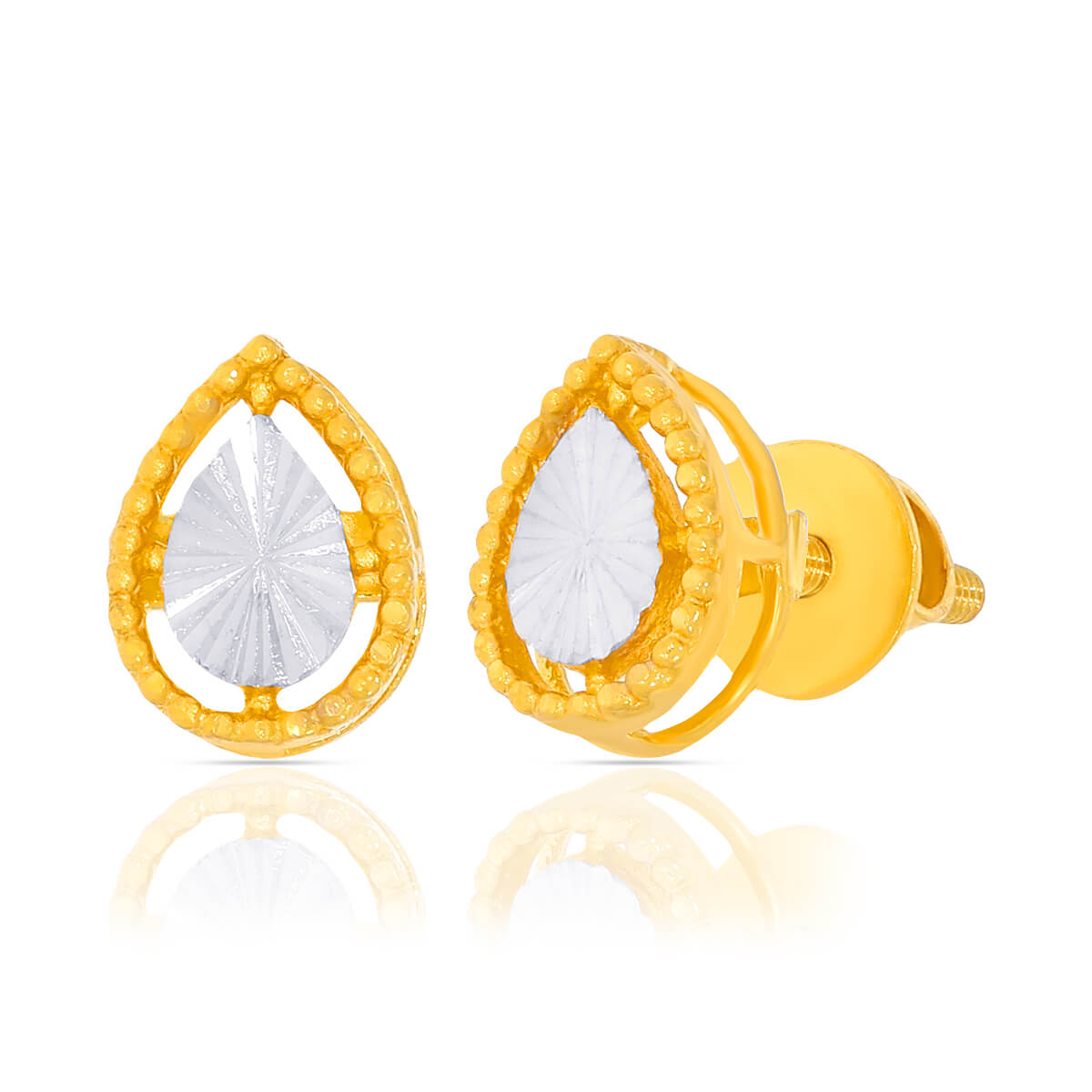 22K Classic Vibrant Gold Studs