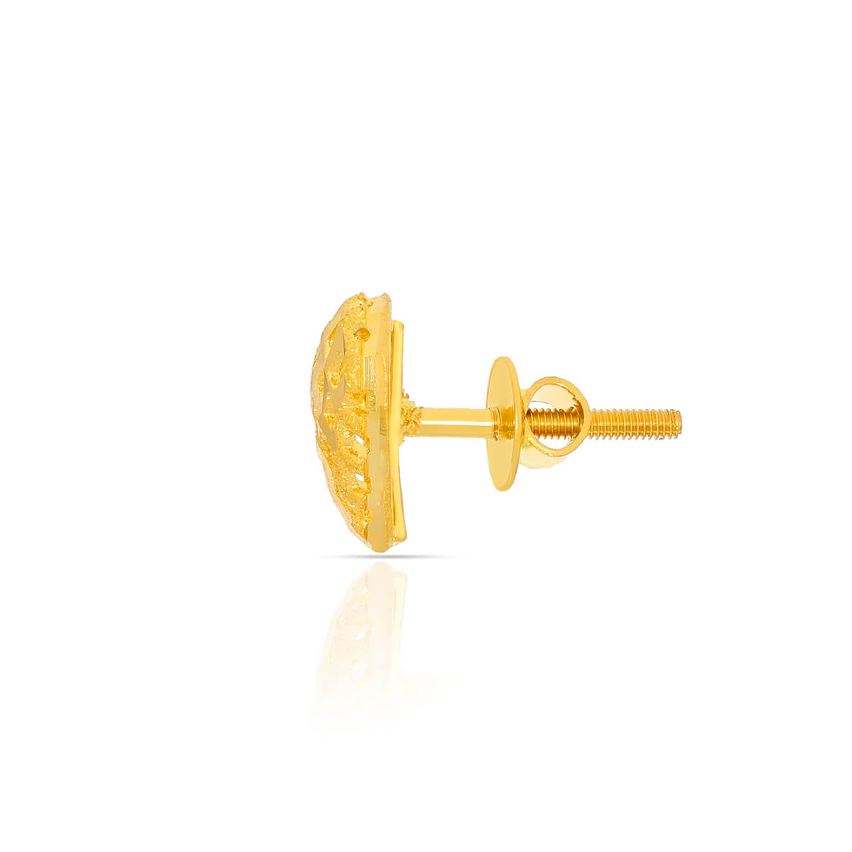 22K Gold Dainty Heart Studs for Adorable Look