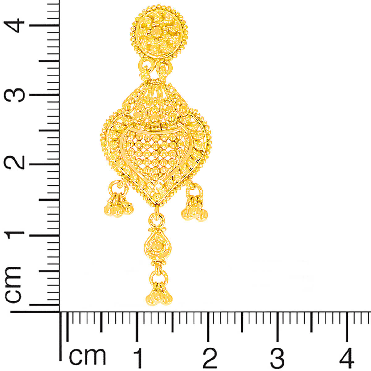 Gold Dangler with Fascinating Work