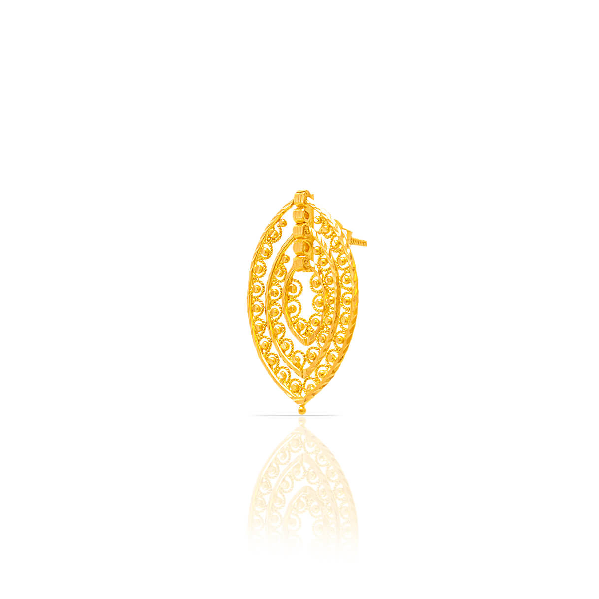 Minimal Flair Gold Studs 22K