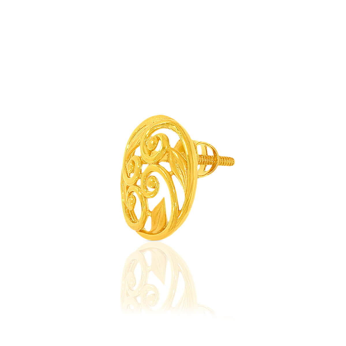 Sophisticated 22K Gold Studs for Everyday Wear