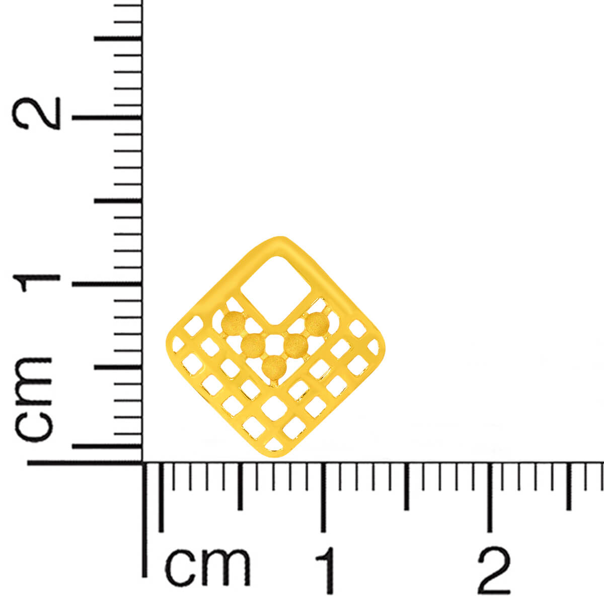 22K Gold Square Studs for Subtle Grace