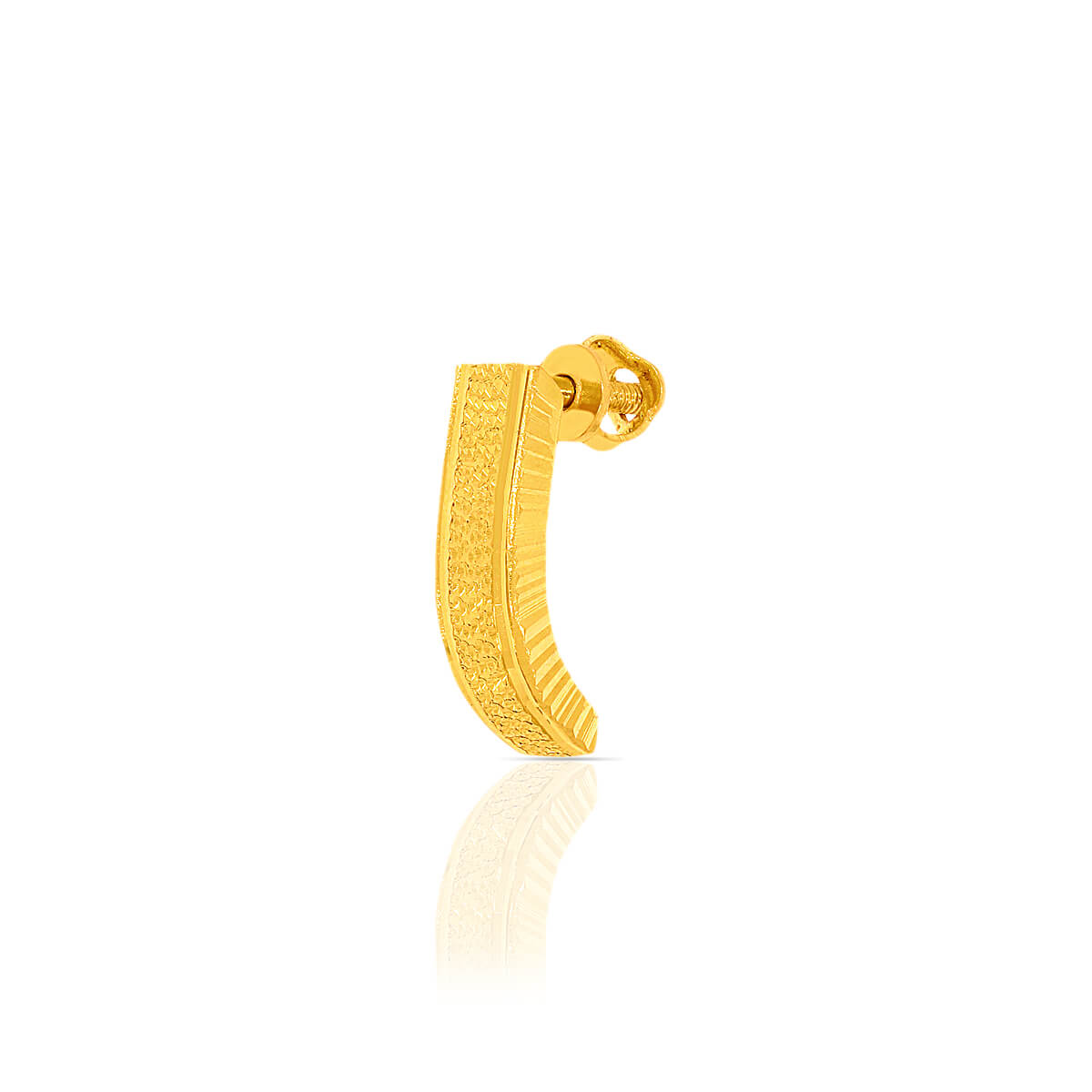Sleek Elegance 22K Hoops