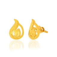22K Subtly Stylish Gold Stud Earrings