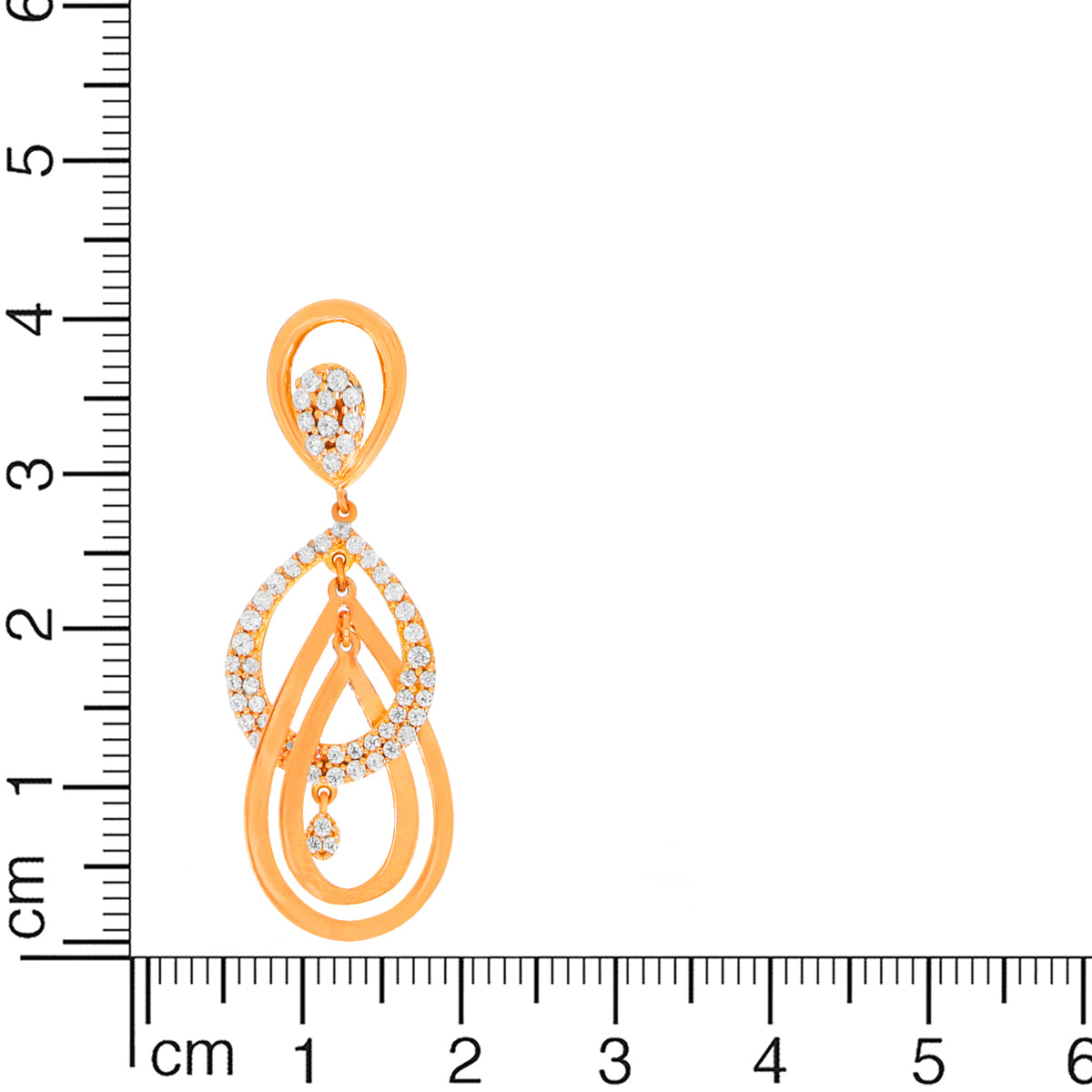 Delicate Dangles Gold Earrings